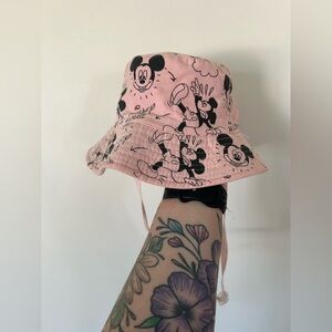 Pink Mickey Mouse Bucket Hat Toddler
